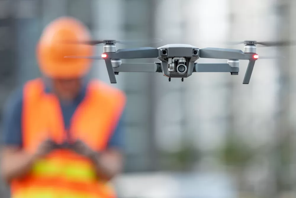 Drone in professional use